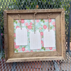 New! Custom Frame with Tags to personalize